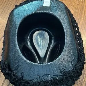 Akira Black Western Tassel Fringe Cowboy Hat Light Weight Very Chic AKIRA | Accessories | Akira Black Western Tassel Fringe  main image 3